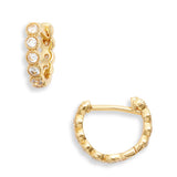 Pendientes Madison Shimmer Huggies -Oro Gorjana