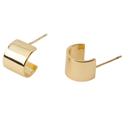 Pendientes Jax Huggies -Oro Gorjana