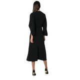 Vestido midi drapeado by Victoria Beckham