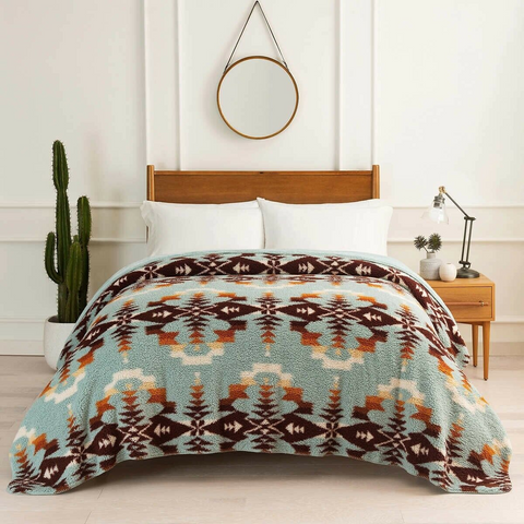 Cobertor King Size, Avra Valley Teal, Pendleton