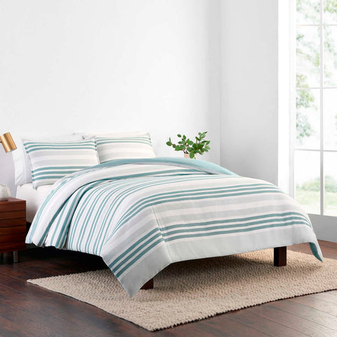 Edredón Thomasville, Juego de Cama de 3 Piezas Queen Size verde