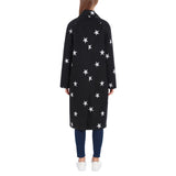 Abrigo de lana de doble cara con estampado de estrellas Avec Les Filles