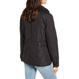 Chaqueta negra utilitaria acolchada con forro polar by Thread & Supply